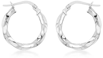 CARISSIMA Damen-Ohrringe 375 9 Karat (375) Weißgold