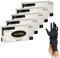 Maimed Nitril Black Einmalhandschuhe 100 Stück Einweghandschuhe L – Schwarze Nitrilhandschuhe puderfrei – Größen XS, S, M, L, XL - Nitrile Gloves Schwarze Handschuhe Einweg Damen Herren