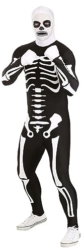 Karate Kid Skeleton Suit Costume ? 80s Film Outfit for Halloween, Cosplay, and Movie-Inspired Themed Parties Small