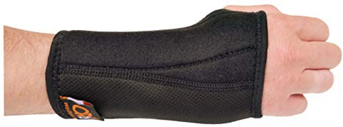 OR8 Wellness Universal Wrist Brace Breathable Support Splint Carpal Tunnel Arthritis Tendonitis Fits Right or Left Hand Adjustable Design One Size Fits All Outdoor Sports Fitness Black