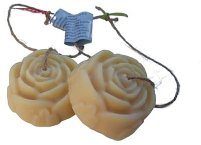 Pack of 5 (75 g each) COW Milk Soap on a rope. No chemicals or fragrances.Handmade in Hampshire.