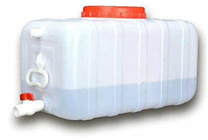 koxuyim Kunststoff-Wassertank mit Dichtungsabdeckung, 75 l, perfekt für Camping und Wohnmobil-Ausflüge, funktioniert mit Wohnmobil-Anhängern, Wohnwagen, Allradantrieb, leicht zu reinigen und zu