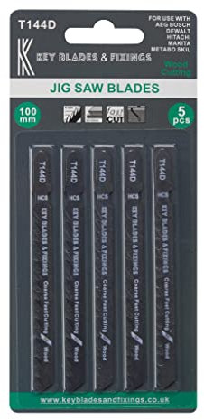 KEY BLADES T144D JIGSAW BLADES 5 PACK - 1144 (1)