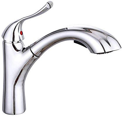 Wasserhahn Edelstahl Messing Chrom Badarmaturen Wasserhähne Wasserhahn Kupfer Multifunktions Ausziehbarer Küchenarmatur Heißer und Kalter Waschbecken Wasserhahn Waschbecken Wasserhahn marriage