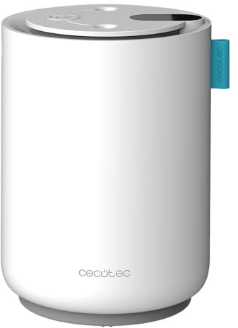 Cecotec Humidificador Difusor de Aromas sin Cables PureAroma 500 Cordless. 5000 mAh, 3 Modos de Funcionamiento, Doble Salida, Depósito de 500ml, con Batería y Pantalla, Aromaterapia