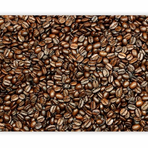 murando - Vlies Fototapete Kaffeebohnen 200x154cm - Foto Tapete Schlafzimmer Wohnzimmer Moderne Vliestapete XXL Wandtapete Motivtapeten 3d Effekt Wand Dekoration - Küche Kaffee Coffee Getränke braun