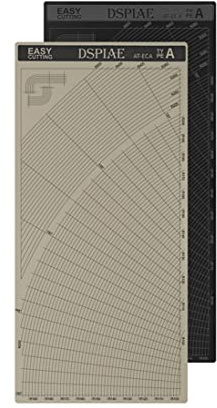 DSPIAE Masking Tape Cutting Mat Double Sided Design Model Building Tools Cutting Plate - Arc Shapped