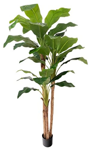 RUTAVM Kunstbaum Künstliche Pflanzen Moderner Künstlicher Pflanzen-künstlicher Baum Im Topf Für Indoor-Outdoor-Home-Office-Gartendekoration Kunstpflanze (Size : 210cm)