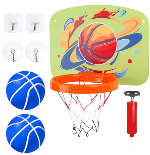 Aro de baloncesto para interiores, aro pequeño plegable para niños, aro de baloncesto sobre la puerta, aro de baloncesto ajustable para oficinas