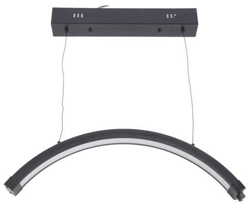 Asixxsix Lampada a Sospensione a Mezzaluna, Lampada a LED per Montaggio a Soffitto con Regolazione Continua da 2700K a 5600K con Telecomando Luce per Estetista Regolabile in Altezza