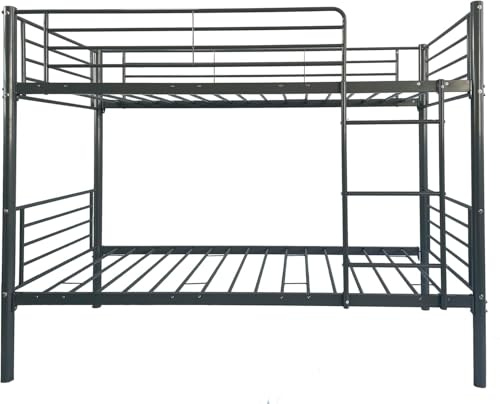 Shiito | Modelo Everest - Litera Metálica | Gran Resistencia y Durabilidad | Optimiza el Espacio en tu habitación | 97 x 200 cm - Gris