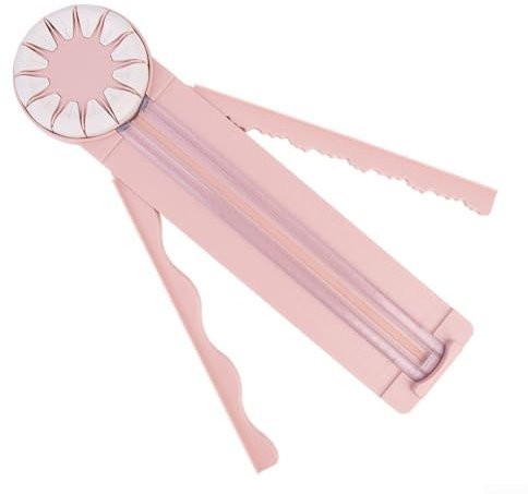 Craft Precision - Cortador de bordes 12 en 1 diseñado para mejorar tus proyectos creativos sin esfuerzo (rosa)