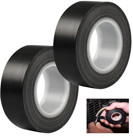 2 Pezzi Nastro Adesivo Teflon di Nero, 10mx15 mm Alta Temperatura Nastro in PTFE, Antistatico Nastro Isolante, Impermeabile, Resistente Alle Alte Temperature, per Sigillatori Impulsi a Mano Sottovuoto