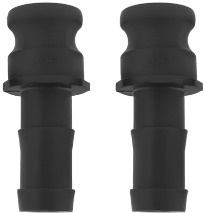 Create idea 2 accesorios de manguera Camlock 100E de 1 pulgada y ranura para manguera de 96,1 x 39,7 mm, conectores de liberación rápida