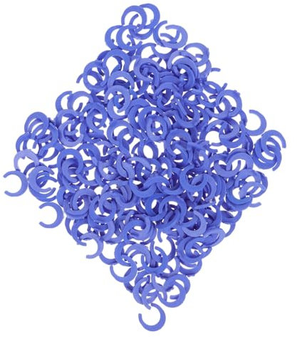 HOMSFOU 200pezzi Clip Bloccaggio Per Filtro Acqua Clip Per Purificatore Morsetti in Plastica Per Sistemi Filtraggio Piccoli Accessori Per Tubi Depuratore