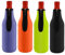 KENOBE 4 x 16 OZ refrigeratori per bottiglie di birra, isolati, riutilizzabili, antiscivolo, in neoprene, maniche con chiusura lampo, custodie per bottiglie di birra (500-530 ml), 4 refrigeratori di