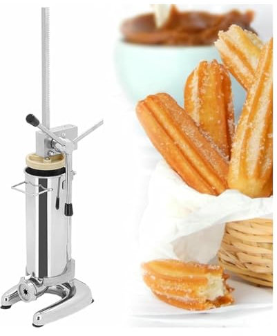 TAIPINGOZ Insaccatrice, Insaccatrice Manuale per Salsicce, Macchina Manuale in Acciaio Inossidabile, for ristoranti, panetterie e caffetterie(2l)