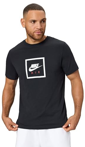 Nike Men's Sportswear T-Shirt Futura Air Square, Black, X-Large