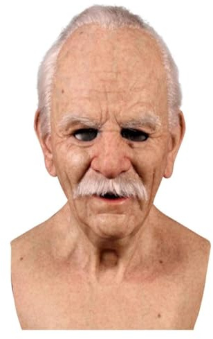 Générique Masque Halloween Effrayant Adulte,Masque Homme Horreur Horrific Creepy Terrifiant Monstre Masques Effrayants Scary Mask Trick Or Treat Cosplay Costume Fête Le