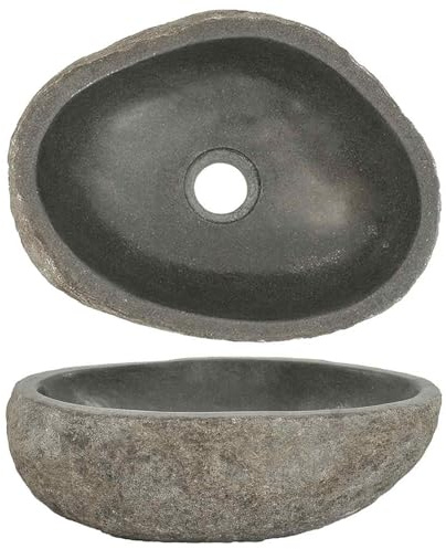 Homgoday Lavandino in Pietra di Fiume Ovale (29-38) x(24-31) cm