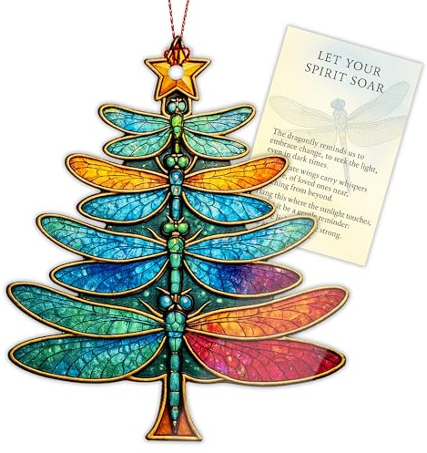 Christmas Women Gifts 2026 - Christmas Ornaments 2026 - Dragonfly Ornament - Dragonfly Gifts for Women - Christmas Women Decoration Ornaments