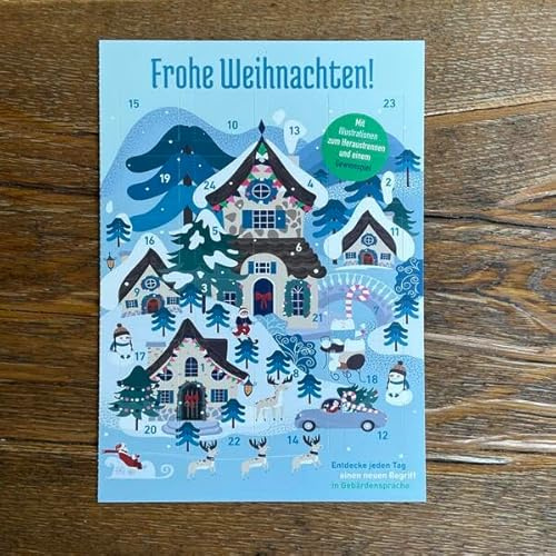 Adventskalender mit Gebärden: Entdecke jeden Tag einen Begriff in Gebärdensprache