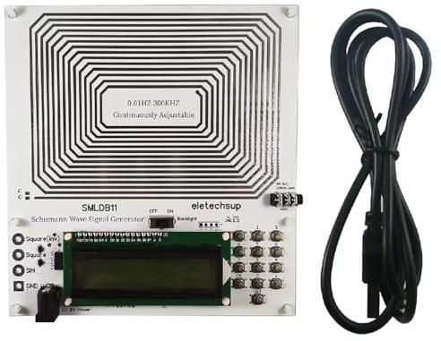 LLHCF Generatore di onde 7.83Hz Generatore di onde regolabile 0.01Hz-30000Hz Risonanza del suono Generatore di onde pulsate a bassa frequenza Generatore a bassa frequenza