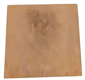 Black Rock Grill Large Biscotto Biscuit Clay Pizza Stone, 100% Handmade in Naples, Italy | Professional-Grade for Authentic Neapolitan Pizza | 50x50x2cm, Fits Most Pizza Ovens