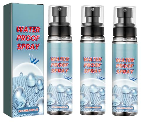 Spray Impermeabilizante para Ropa y Tejidos,Water Protection for Clothing, Furniture, Upholstery, Shoes, Windbreakers, Tents 3PC