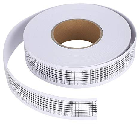 Cryfokt 50 M Gör-det-själv-musikdosa Pappersremsor för Handvevad Komposition, Perfekt Present Till Musikälskare (15-tons blank papperstejp [50 meter full rulle])