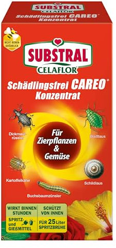 Substral Celaflor Schädlingsfrei Careo Konzentrat für Zierpflanzen, gegen Blattläuse, Buchsbaumzünsler, etc. 250 ml