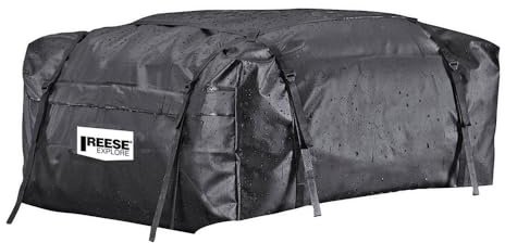 Reese Explore 1041100 Rainproof Car Top Carrier (15 Cubic Feet),Black