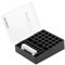 ANSMANN Scatola per batterie con tester - 48 batterie 20x Micro AAA 24x stilo AA 4x 9V - Organizer portatile con coperchio semi trasparente chiusura