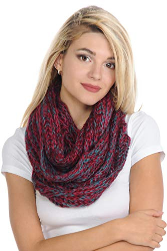 BASICO Adult Chunky Scarf for Women Circle Loop Infinity Scarves for Woman (Chris)