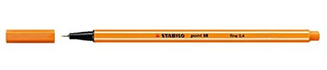 Stabilo Point 88 Fineliner Orange 10 Stück.