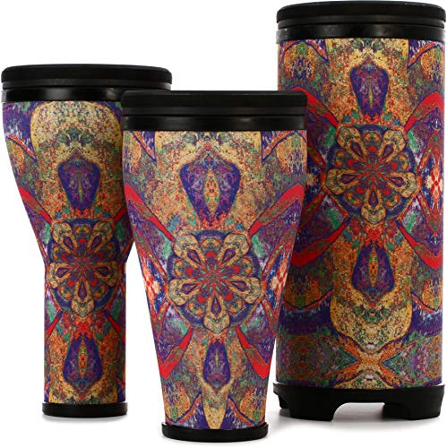 Remo Festival 10 Djembe,Timbau, & Tubano Drum Combo Pack - Morado