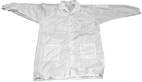 Othmro XXL Größe Staubdichter Overall Anzug Antistatische Overalls Polyester Filament Faser Schutz Sicherheit Arbeitskleidung Anzug Malerei Overalls für Sprühmalerei Reinigung Arbeit, Weiß