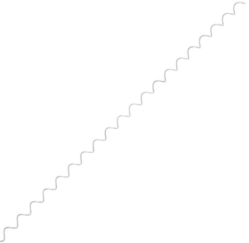 vidaXL 24x Gabion Spirals Sturdy Stable Durable Solid Spacer Distance Holders Fences Gates Barriers Accessories Galvanised Steel 100cm