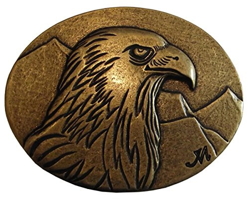Gürtelschnalle Adler 4,0 cm | Buckle Wechselschließe Gürtelschließe 40mm Massiv | für Jagd-Outfit | Wechselgürtel bis 4cm