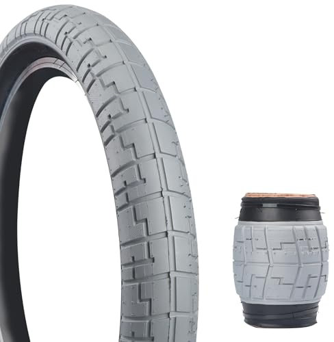 ZUKKA 1er-Pack 30TPI Faltbarer 20 Zoll BMX Reifen 20x2.40 Mantel (64-406) klappbarer Ersatzreifen für Kinderfahrrad, MTB Mountainbike, MX Freestyle Pendlerfahrrad
