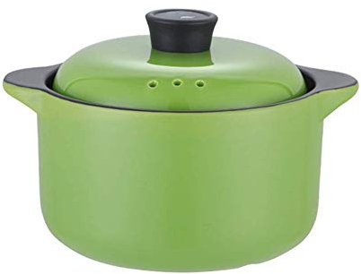 SUNMME Handmade Soup Pot Clay Earthen Healthy Onion Pots For Slow Cooking Ceramic Casserole Dish With Lid 2.64quart