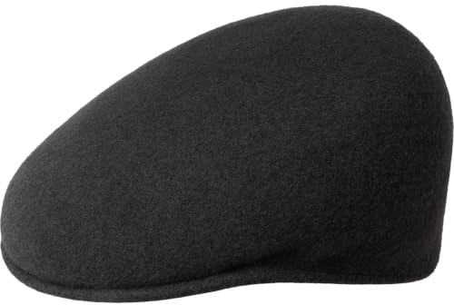 Kangol 504 Flexfit Mütze Flatcap Schirmmütze Herren - Schiebermütze Wollcap mit Schirm Herbst Frühjahr Winter Sommer Frühling-Sommer Herbst-Winter