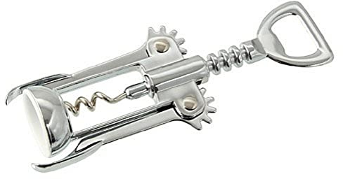FACKELMANN Korkenzieher, Metall, Silber