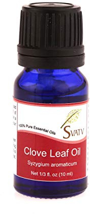 SVATV CLOVE LEAF huile essentielle de qualité thérapeutique huile d'aromathérapie diffuseur parfumée huile Yoga Massage et bricolage soins personnels 10 ml