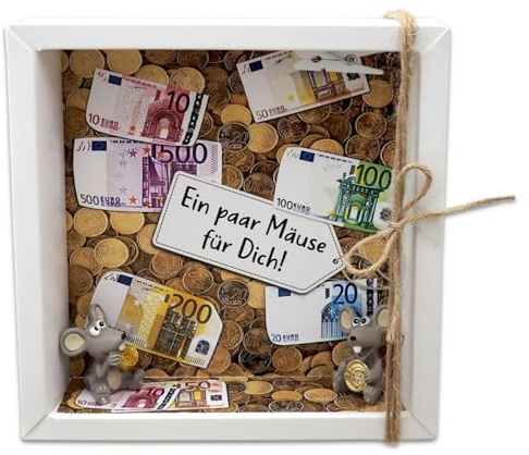 ZauberDeko Geldgeschenk Verpackung Geldmäuse Mäuse Geld Geburtstag Geschenk