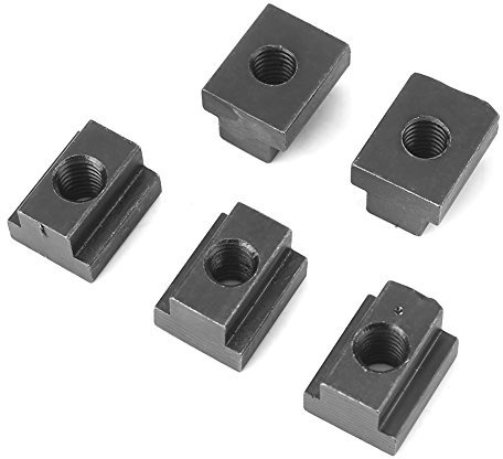 Dadi a T delle scanalature a T M8 / M10 Finitura a ossido nero D Fessure a T dei dadi Inserti nelle scanalature a T nelle tabelle delle macchine utensili(M8)