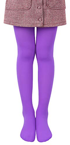 L&K-II Medias y Leggings Niñas verano Medias de Ballet Niñas Medias Baile de Niña 27251 Morado 134/140