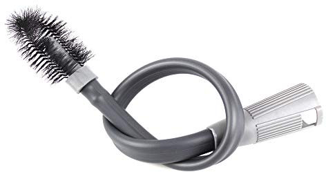 Staubbeutel24 SBFLEXO, Bocchetta Universale per aspirapolvere, con Inserto per termosifone, Flessibile per Tutti i collegamenti di Diametro 30 – 38 mm, Nero