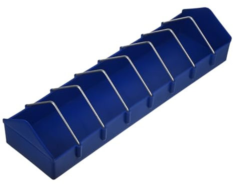 ULTECHNOVO Vogelfütterung Taube Fütterung Futterschlitz Verdicken Kunststoff Futtertrog Vögel Futterbehälter Lagerung Trog Futterschale Vogelfutter Spender 40Cm