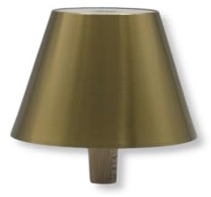 GASIASHOP SRL Universo D10-C3C Lampada LED Ricaricabile da Tavolo per Bottiglie Colore Luce Selezionabile CCT 3in1